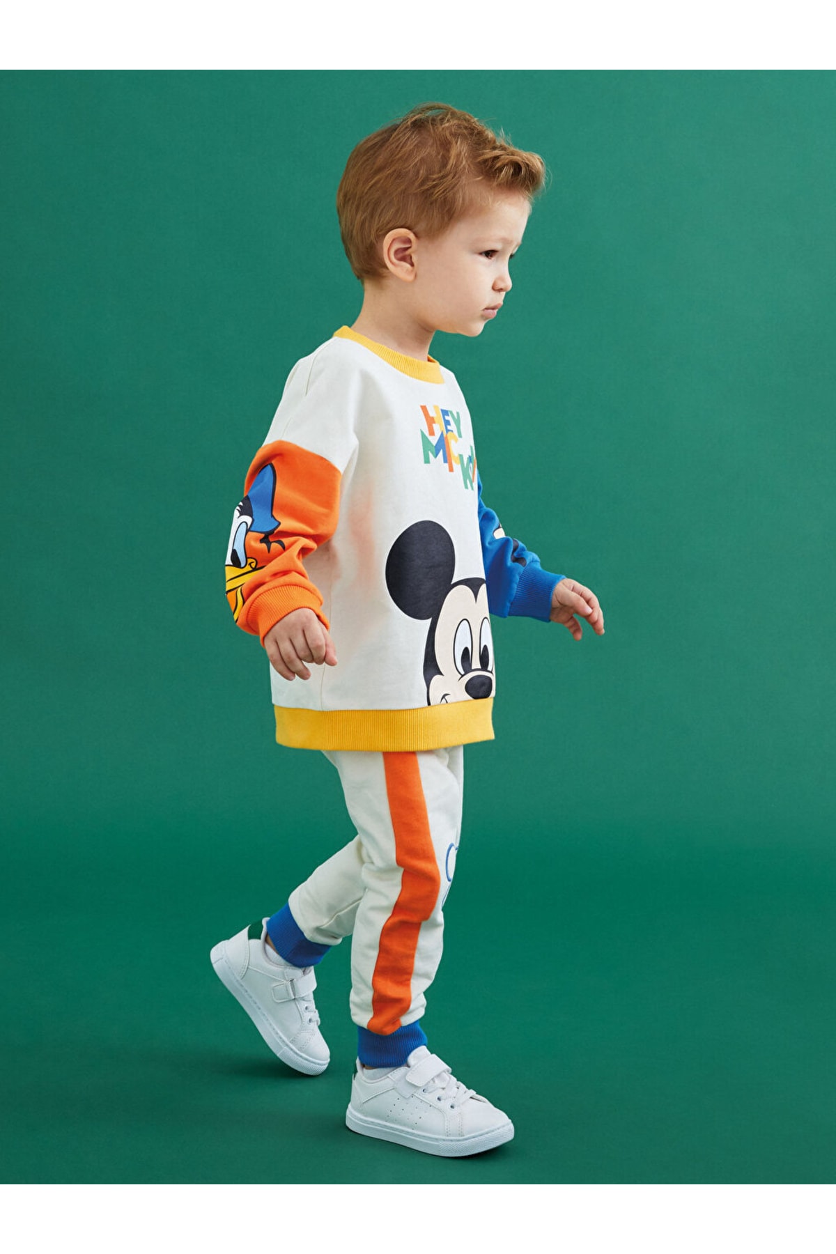 Mickey Mouse Unisex Çocuk Giyim Takım(1BEDEN BÜYÜK ALMANIZ ÖNERİLİR)