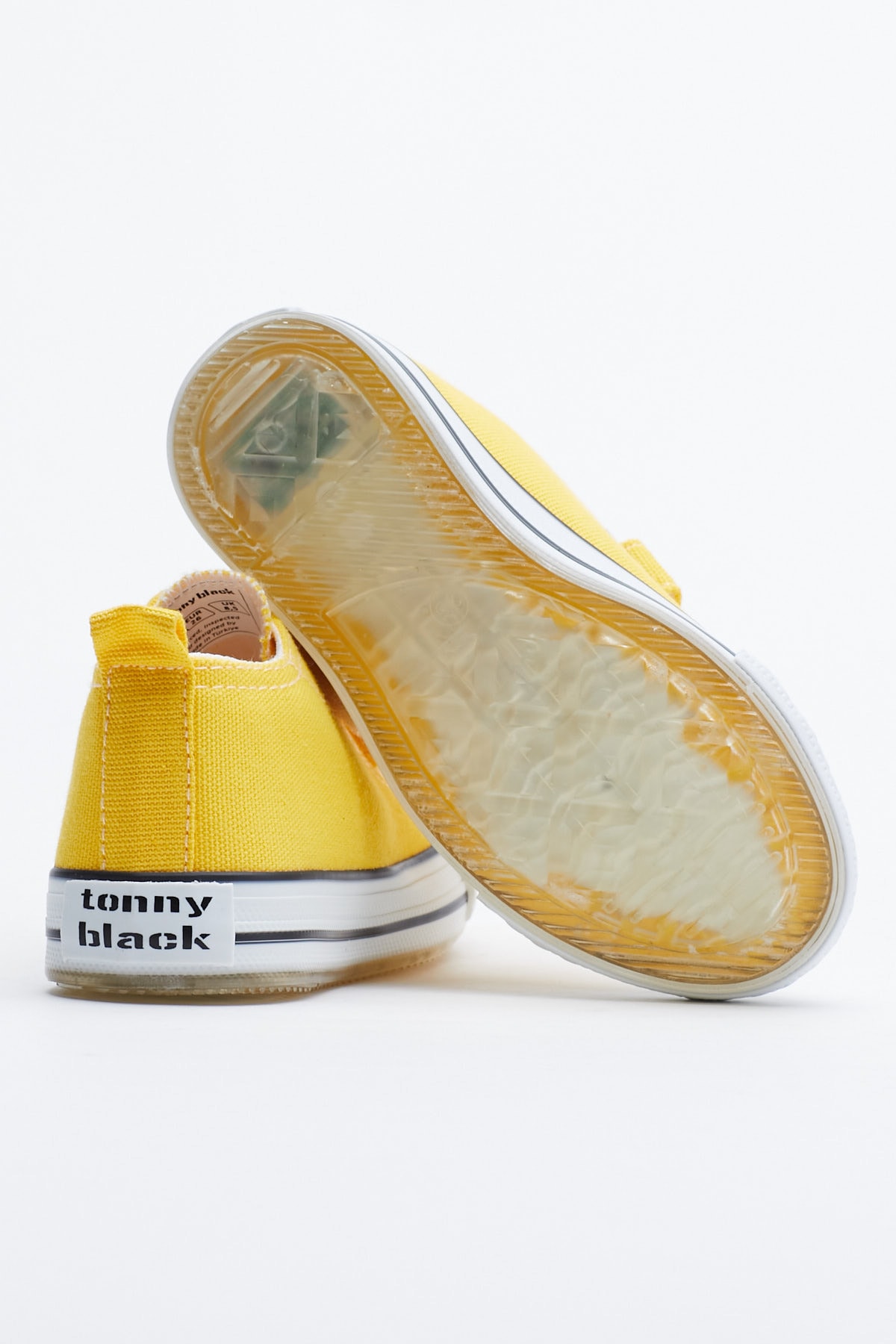 Cocuk Sarı Spor Ayakkabı Işıklı Cırtlı Tb997